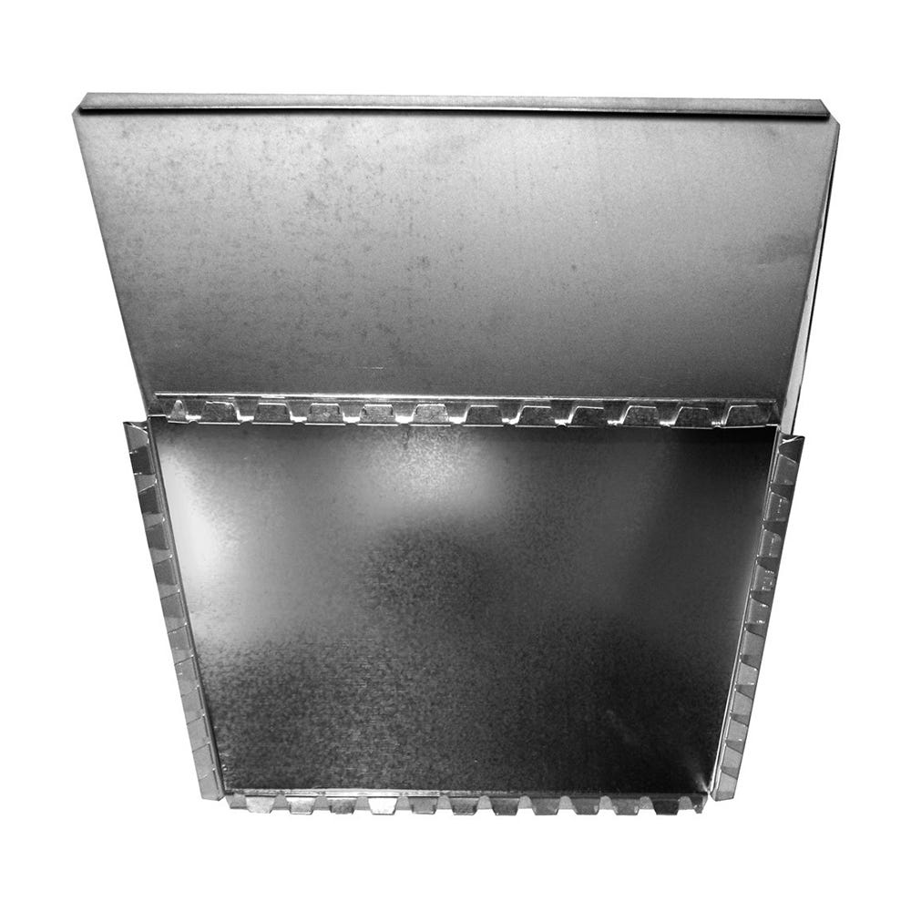 Galvanized Steel Transition Takeoff Collar, 12" x 8", 26 Gauge