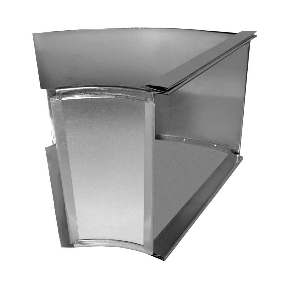 Southwark Flat Angle 45° Elbow – 26 Gauge, 18" x 8"