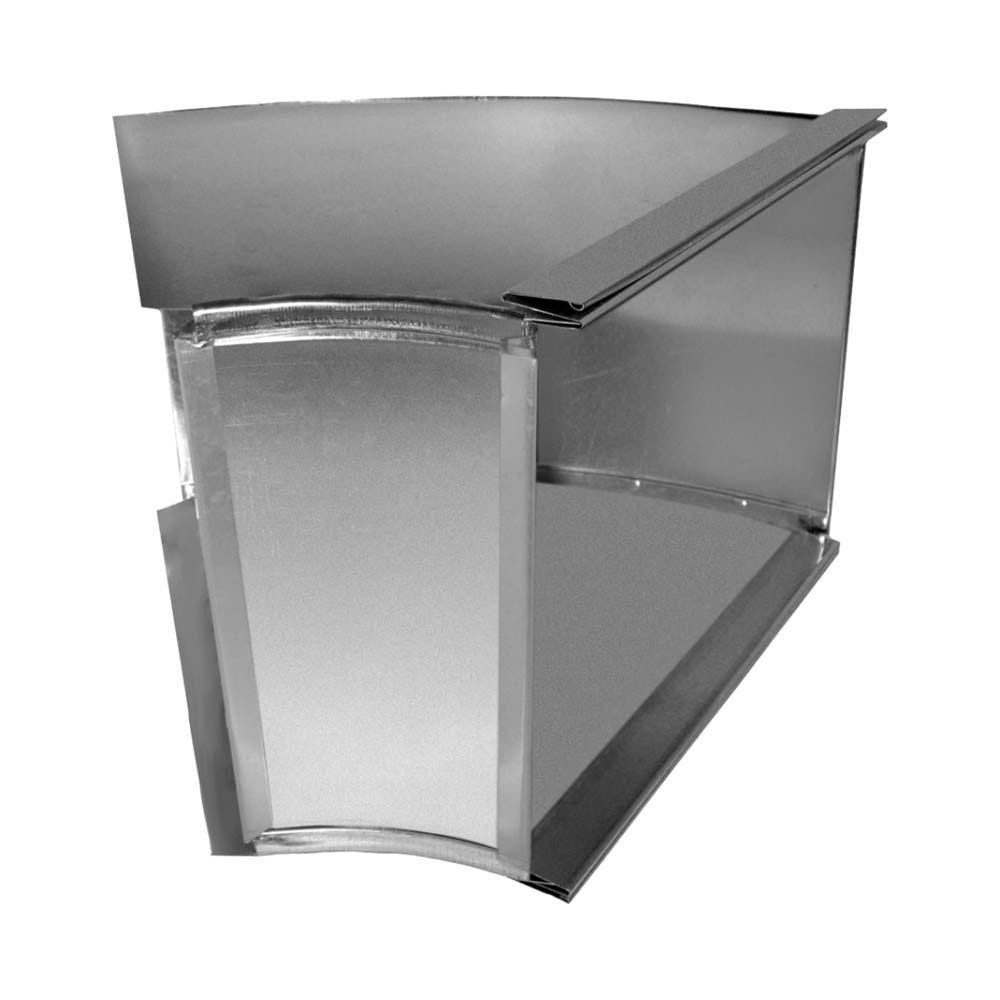 Southwark Flat Angle 45° Elbow – 26 Gauge, 24" x 8"