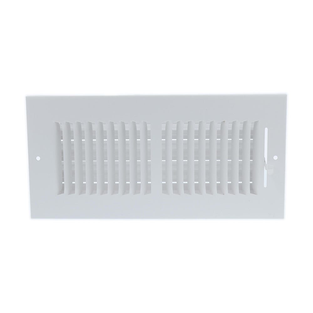 Steel Two Way Lanced Register, 10" x 4"