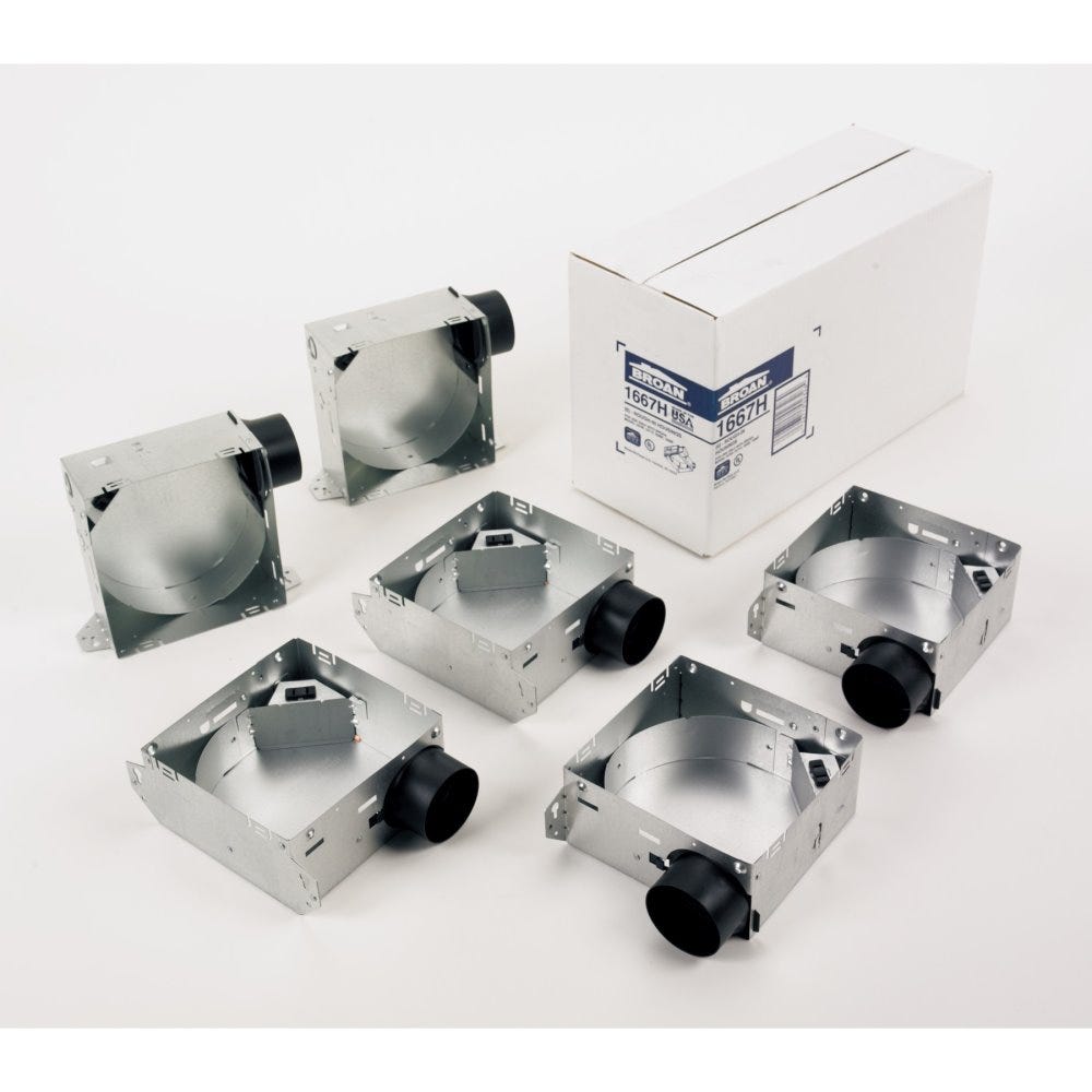50 CFM BATH FAN HOUSING
