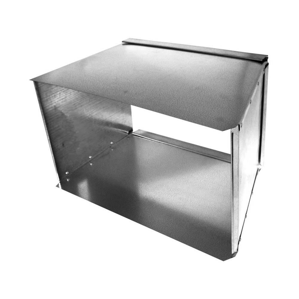 Galvanized Steel Duct Transition, 22" x 8"- 20" x 8"