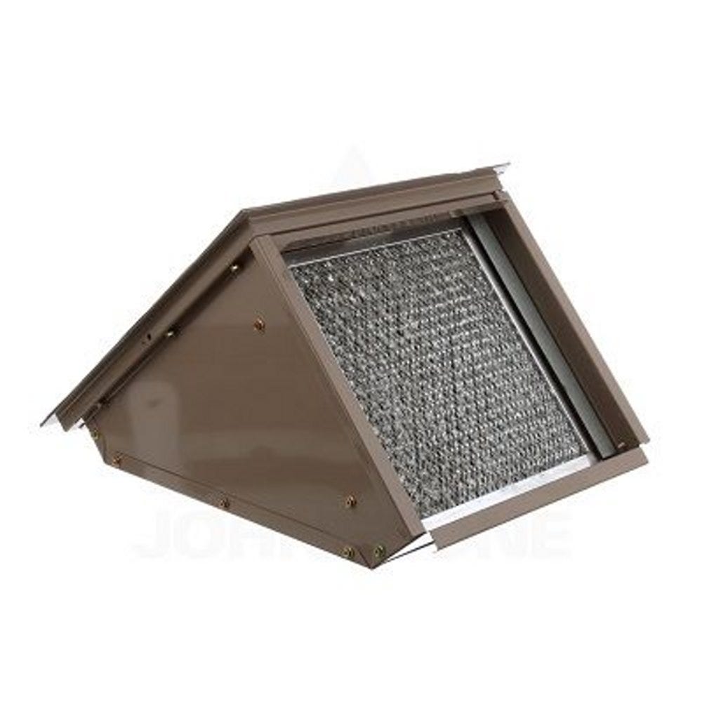 Manual Outside Air Damper with Hood and Screen, Large Footprint