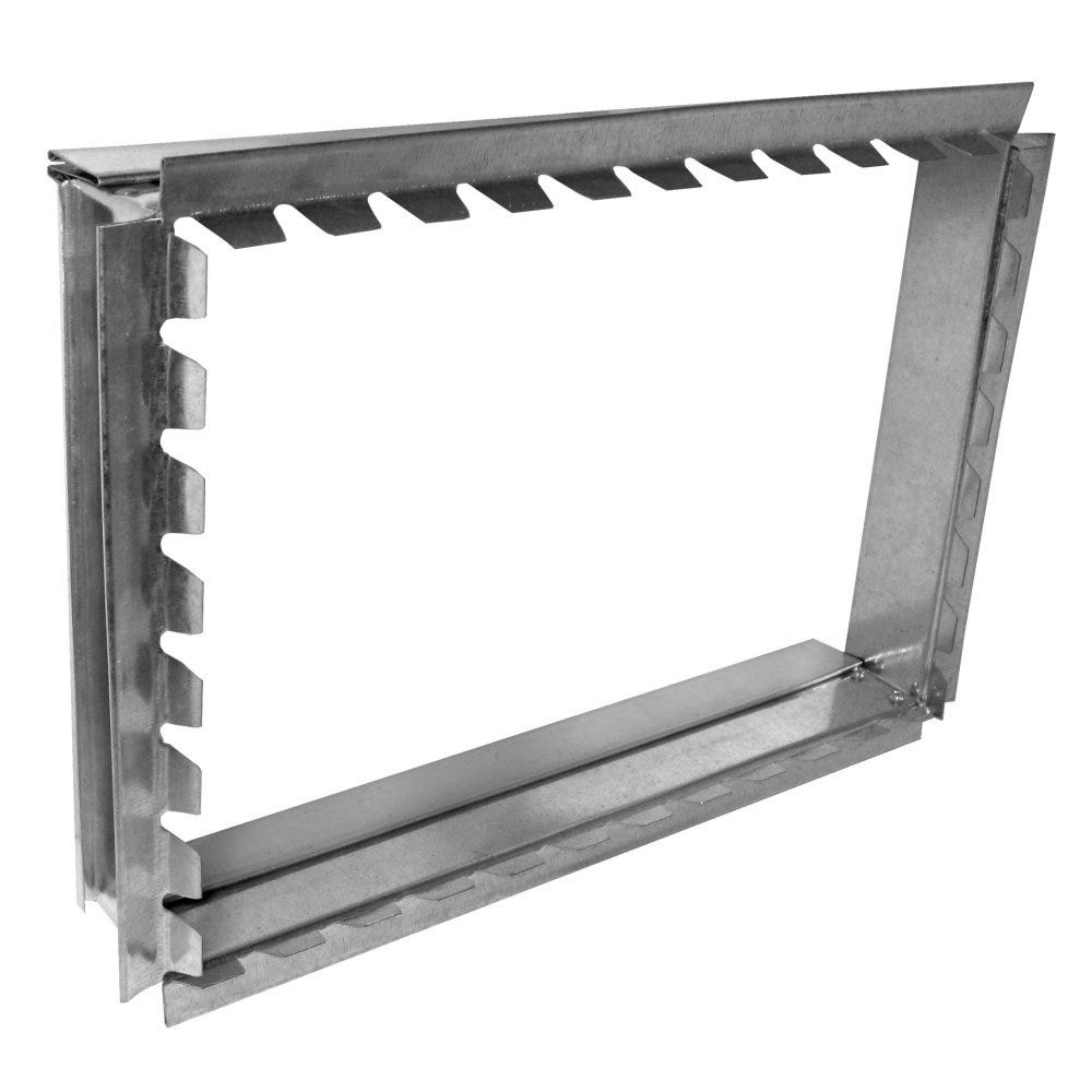 Galvanized Steel Starting Trunk Duct Collar, 20" x 8", 28 Gauge