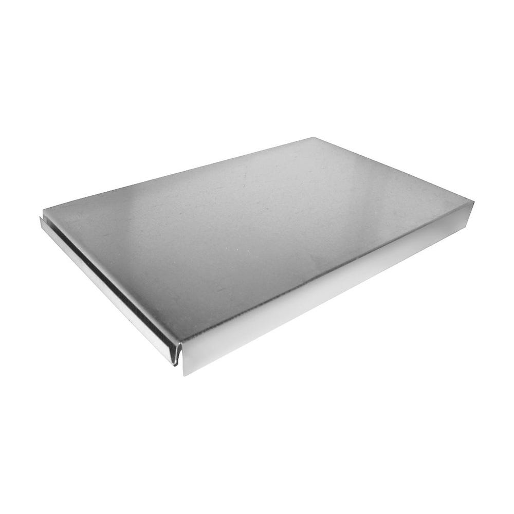 Galvanized Steel Rectangular End Cap, 8" x 6", 26 Gauge