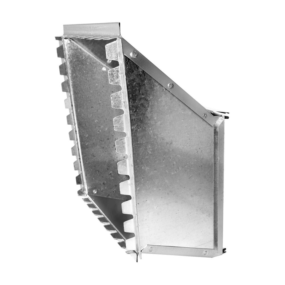 Galvanized Steel Offset Collar, 24" x 8"