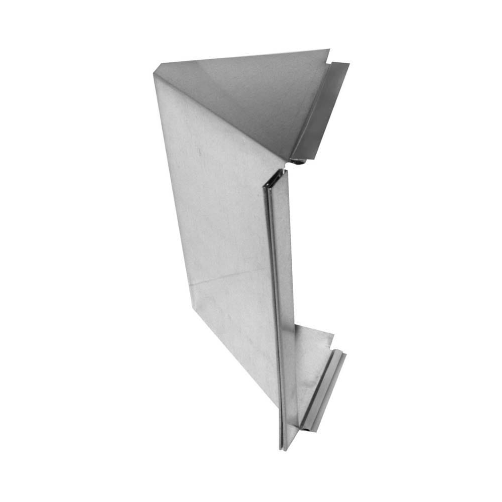 Southwark Galvanized Steel Roof Cap With Damper, Screen and Collar - 4" Dia