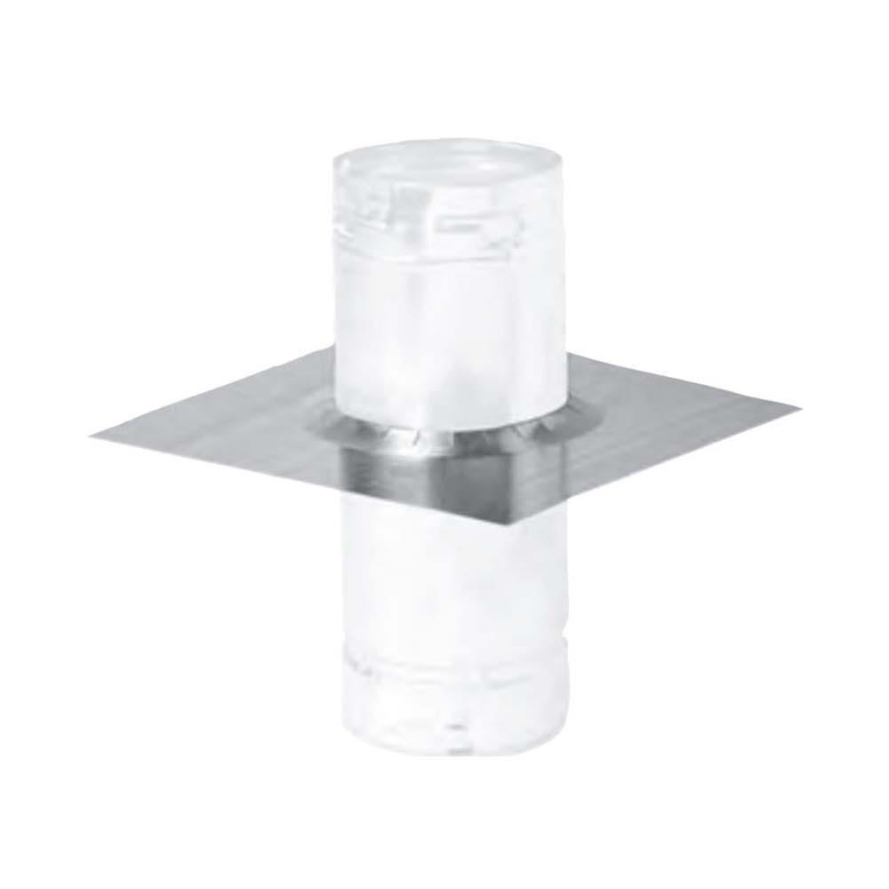 Galvanized Steel Type B Gas Vent Suregrip Vent Support Plate, 4"