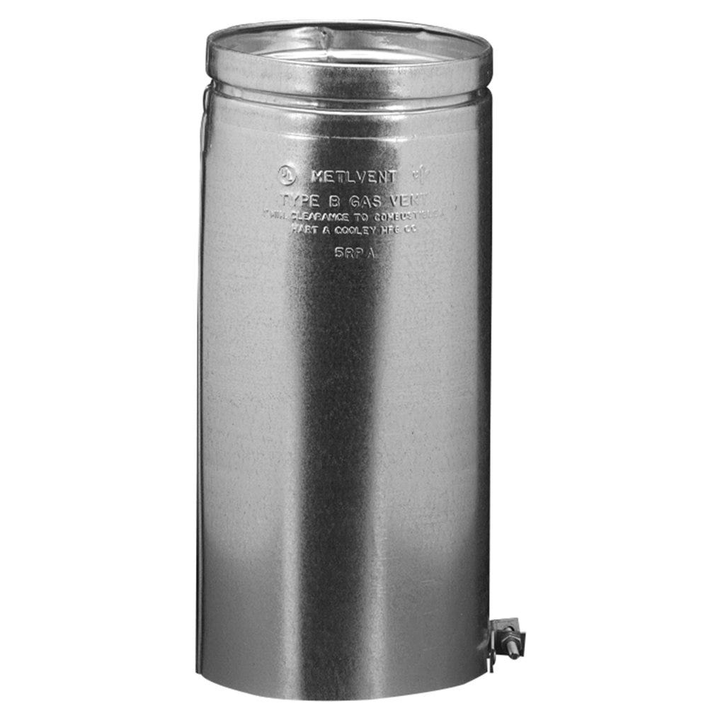 B-Vent Adjustable Pipe, 3" x 12"