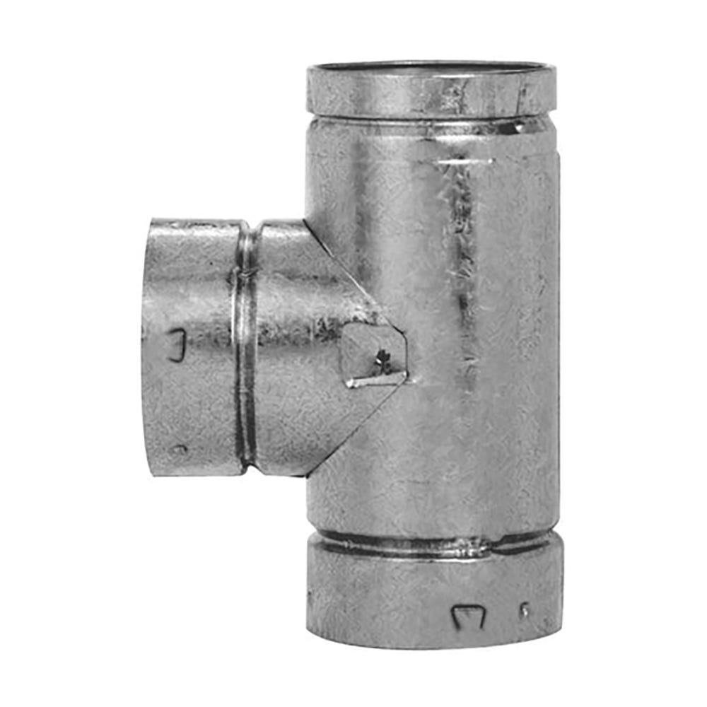 Galvanized Steel Tee, 6" Dia