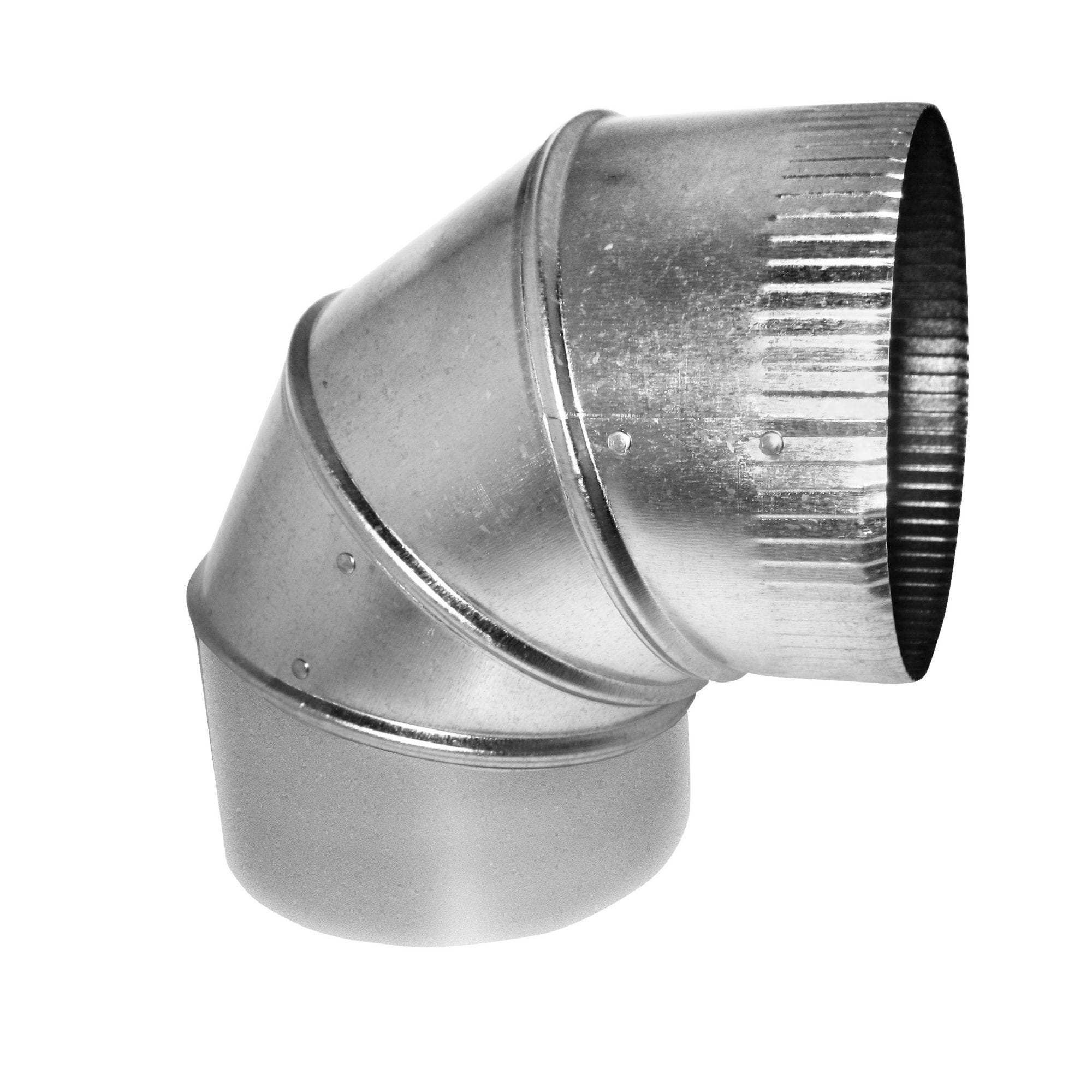 Southwark Adjustable 90° Elbow – 28 Gauge, 4"