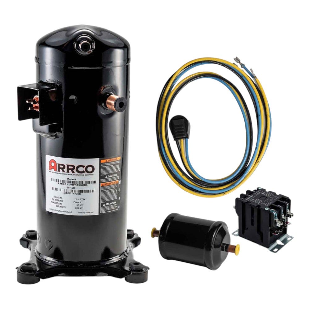 Arrco 61,000 BTU/Hr Air Conditioning Scroll Compressor , AR61KP-HF5