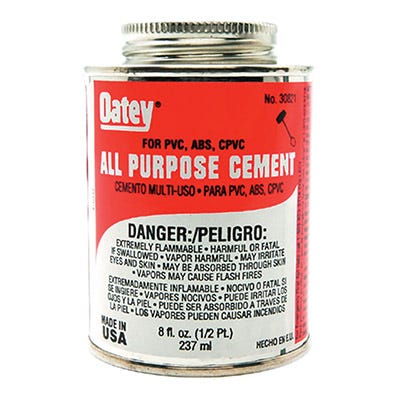 Oatey® Clear All-Purpose Cement, 8oz. 