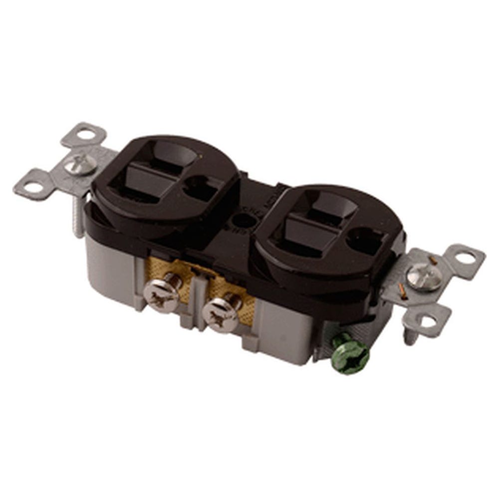 Receptacle, Duplex, 15A-125V 2 , ED270