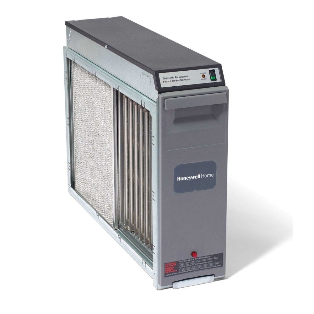 Whole-House Electronic Air Cleaner, MERV 11, 20" x 20" x 6"