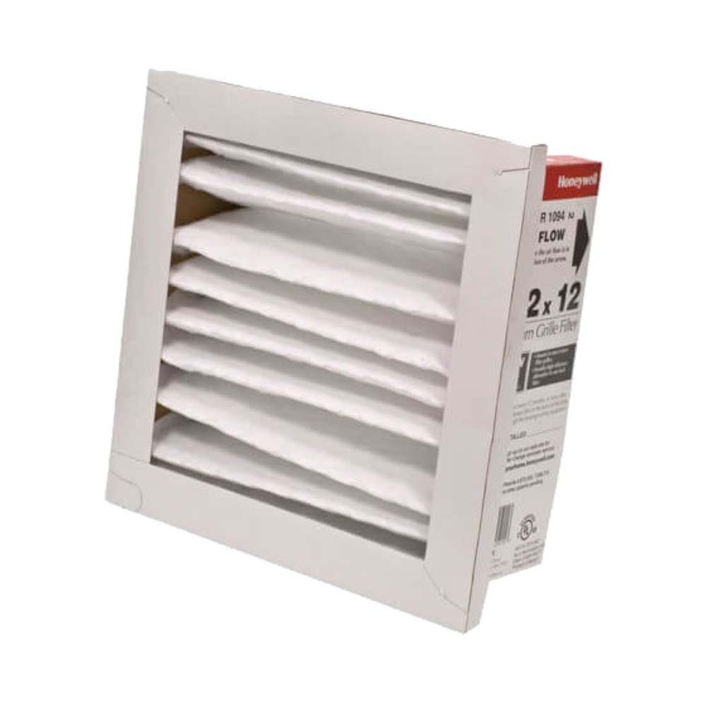 Ademco Return Grill Media Air Filter, MERV 10, 12" x 12" x 3"