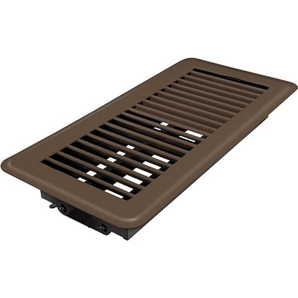 Floor Register, 4" x 10" , FLR410B-BS