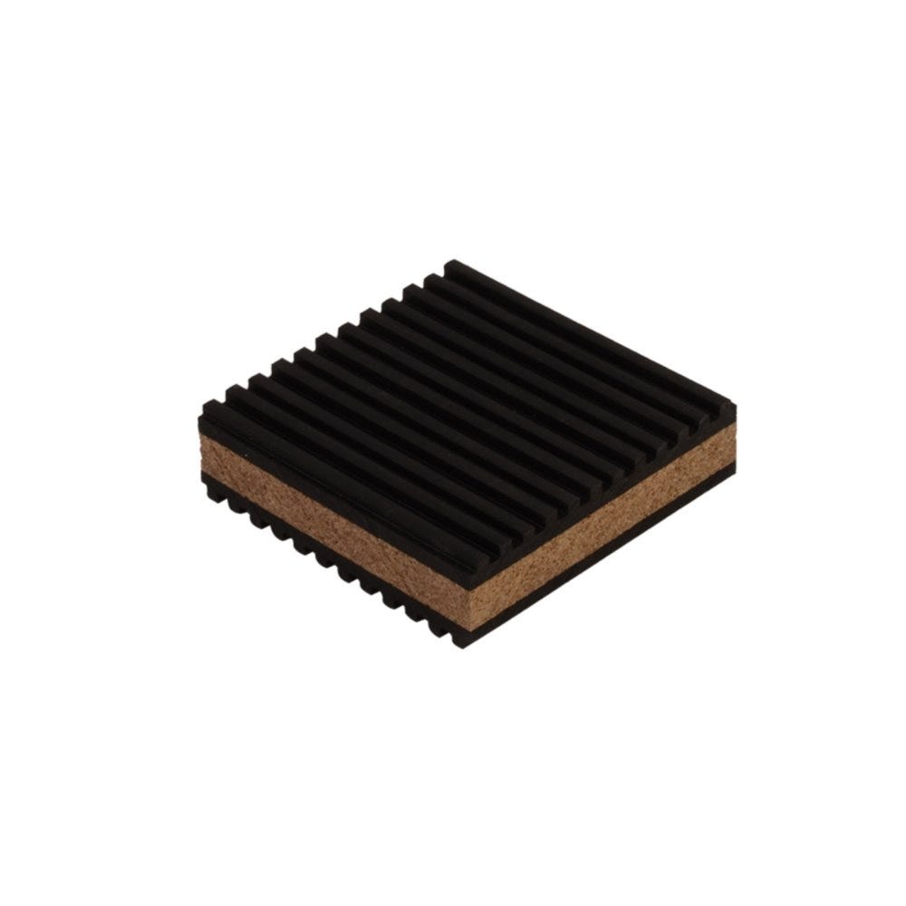Anti-Vibration Pad, 3x3Cork/Rub