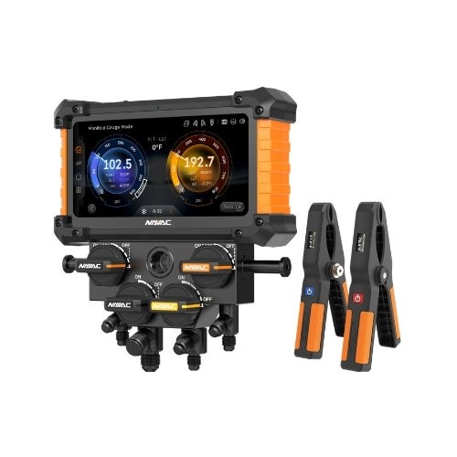 NEXUS™ 2 Digital Manifold Gauge, 4-Valve, Bluetooth, A2L, myNAVAC™ App