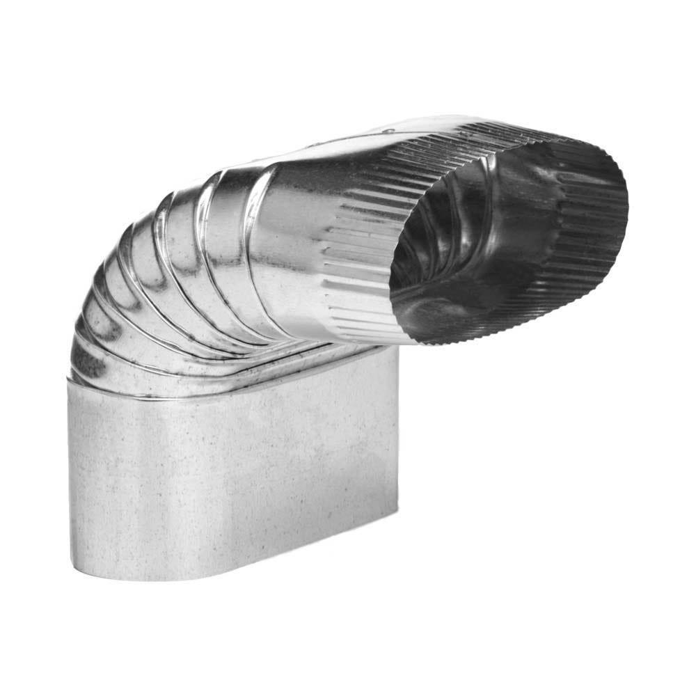 Southwark Vertical Oval 90° Elbow – 30 Gauge, 6" , OX5406