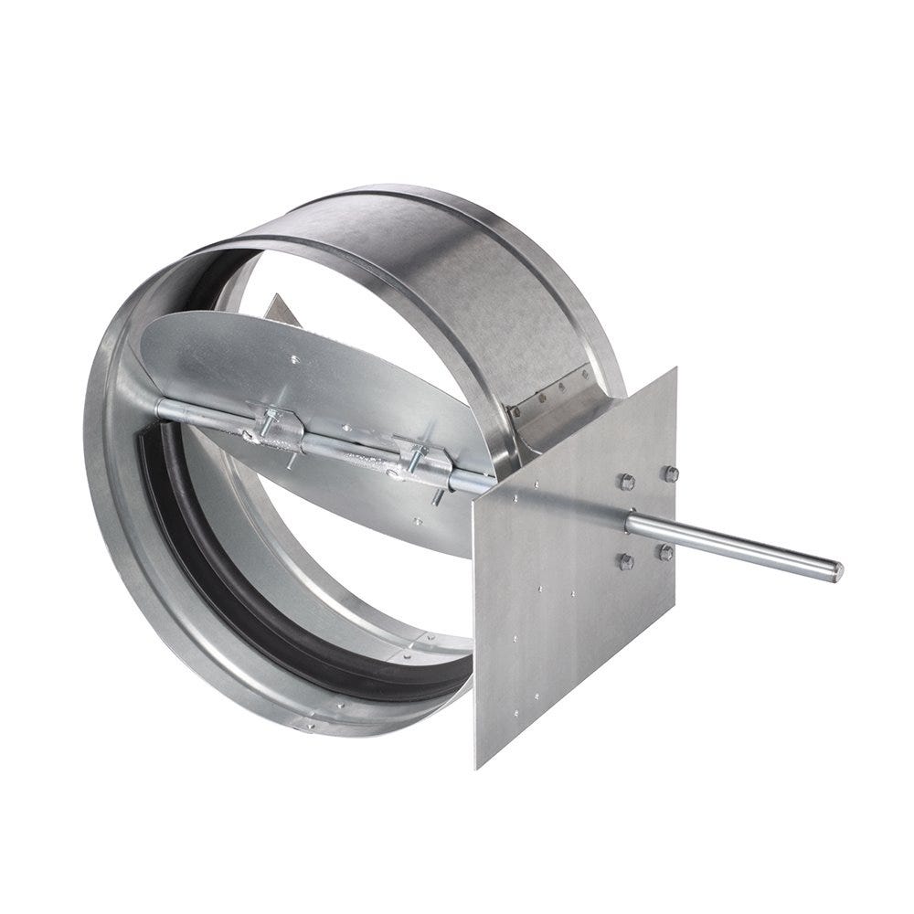 Source 1 Round Bypass Damper - 8" Dia