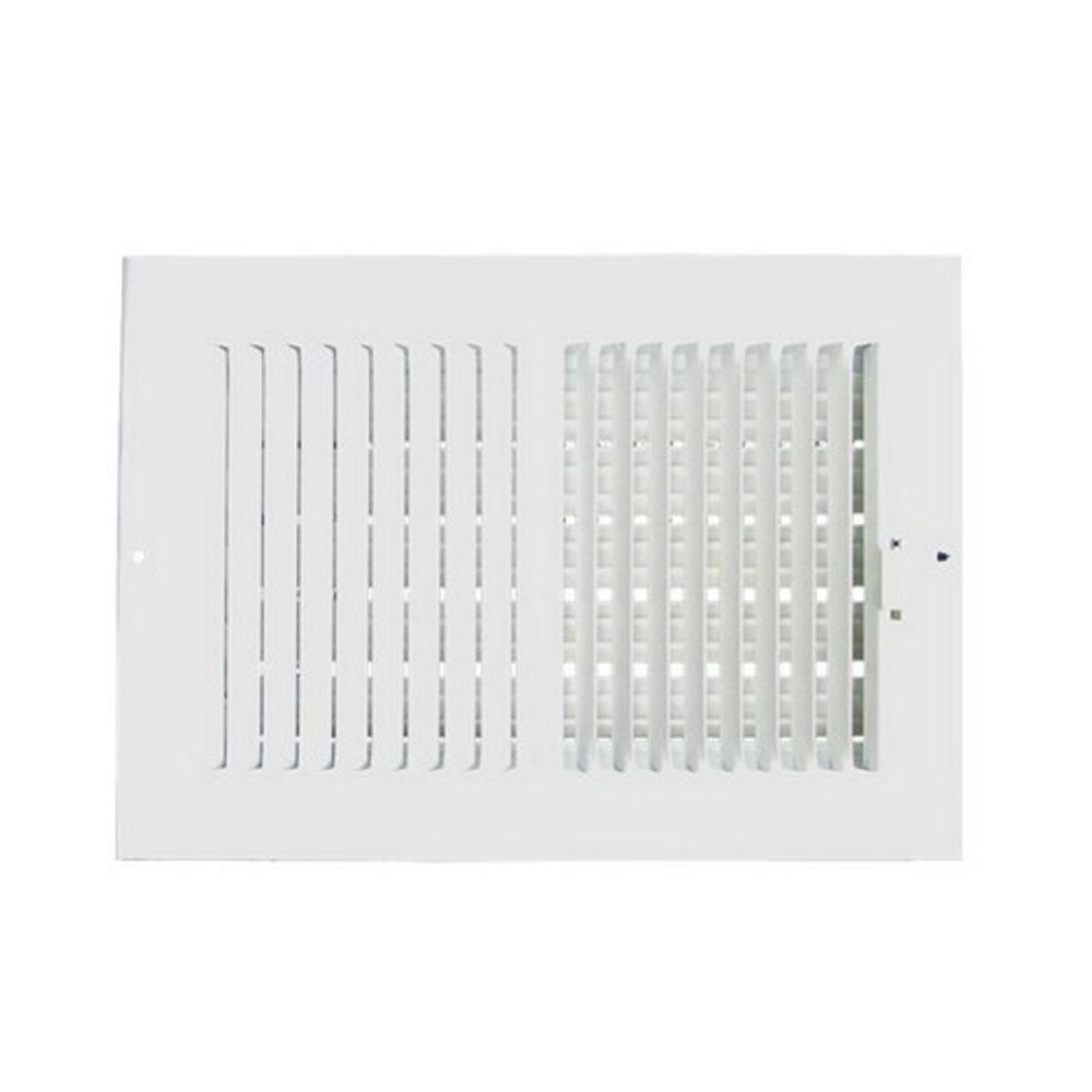 2-Way Sidewall/Ceiling Register, 10" x 4" , SCR104W2