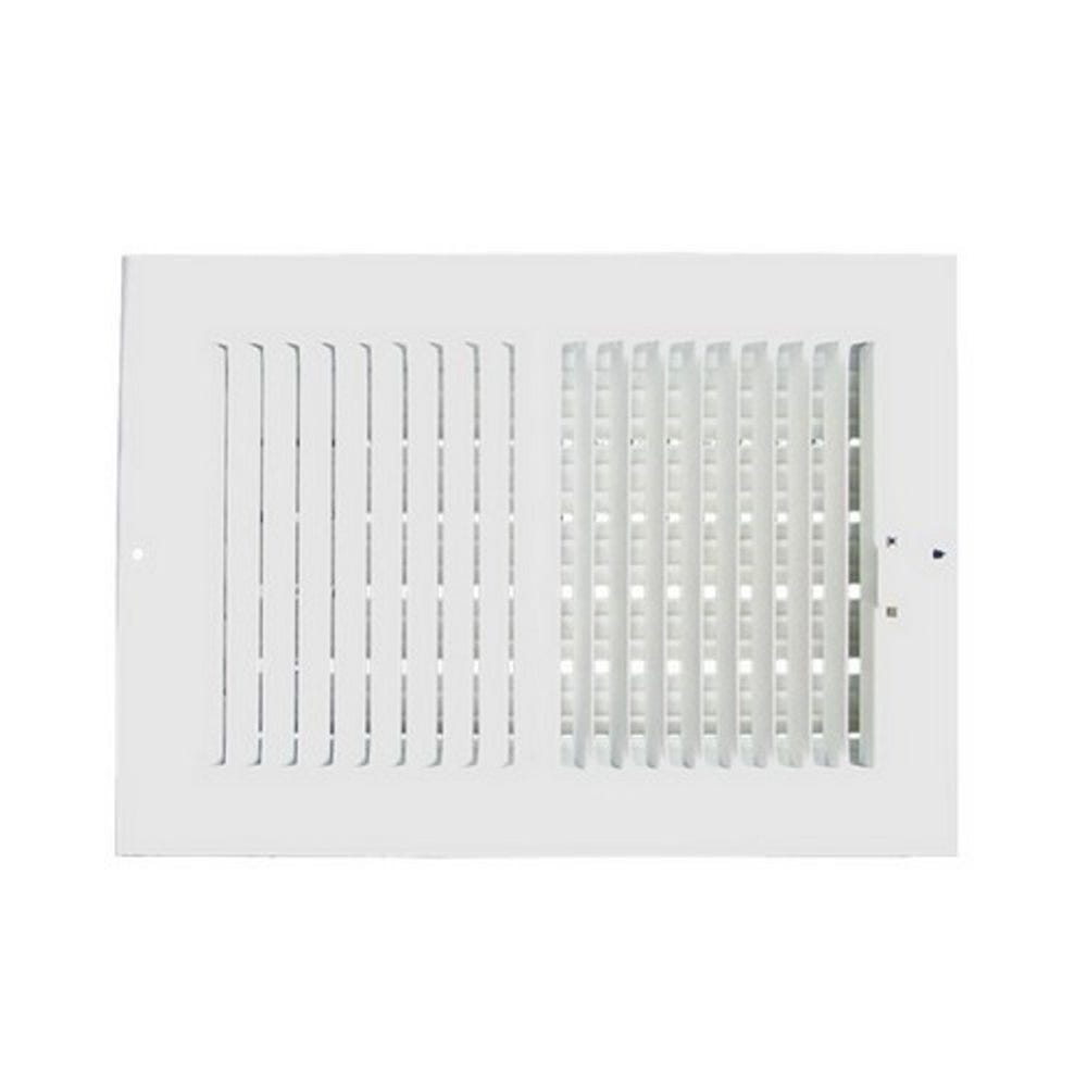 2-Way Sidewall/Ceiling Register, 12" x 6"