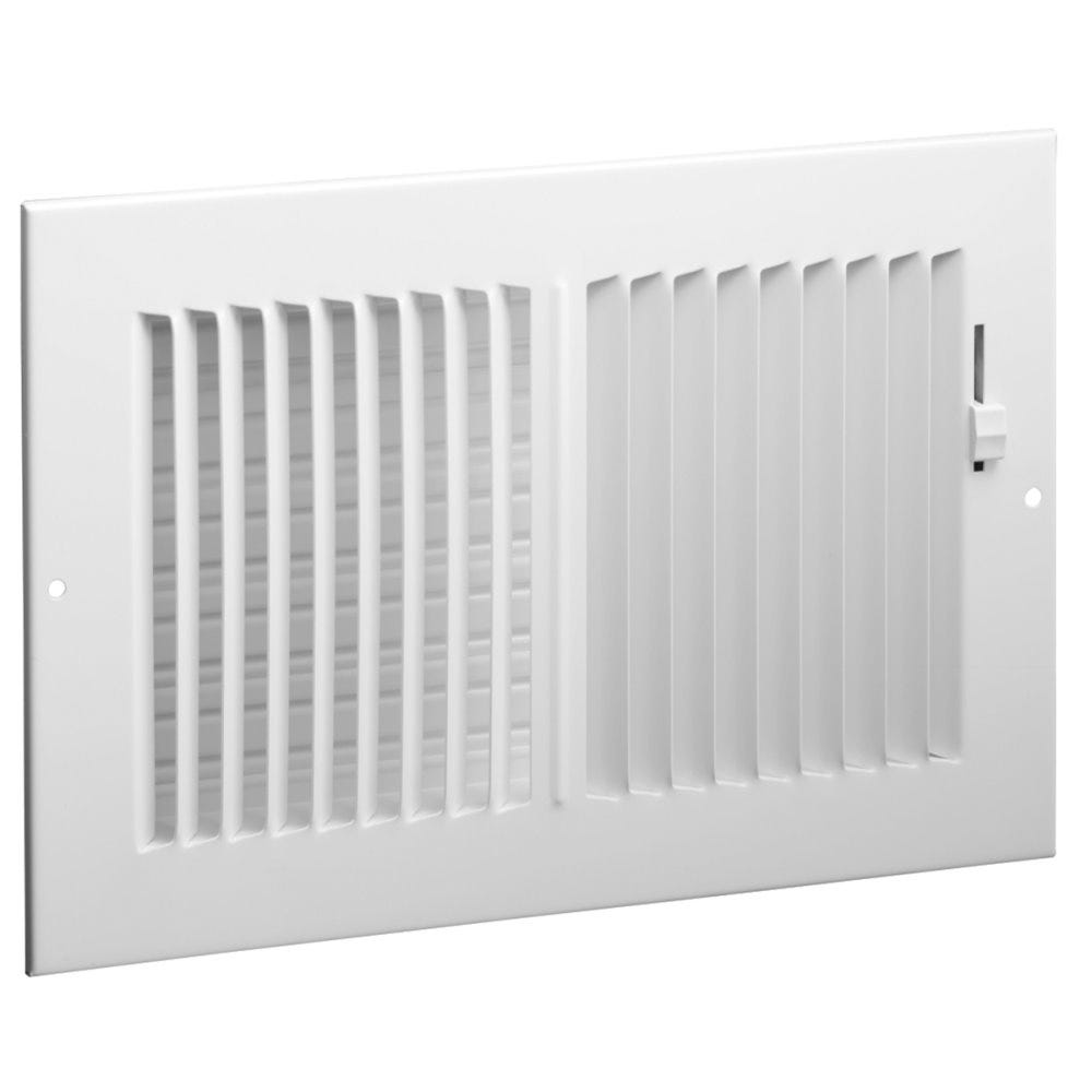 2-Way Sidewall/Ceiling Register, 8" x 4"