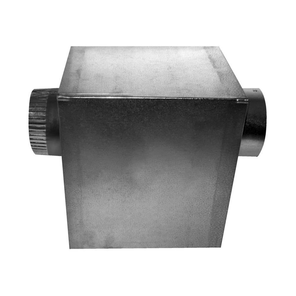 Galvanized Steel Horizontal Draft Vent, 11/2" x 6", 16 Gauge