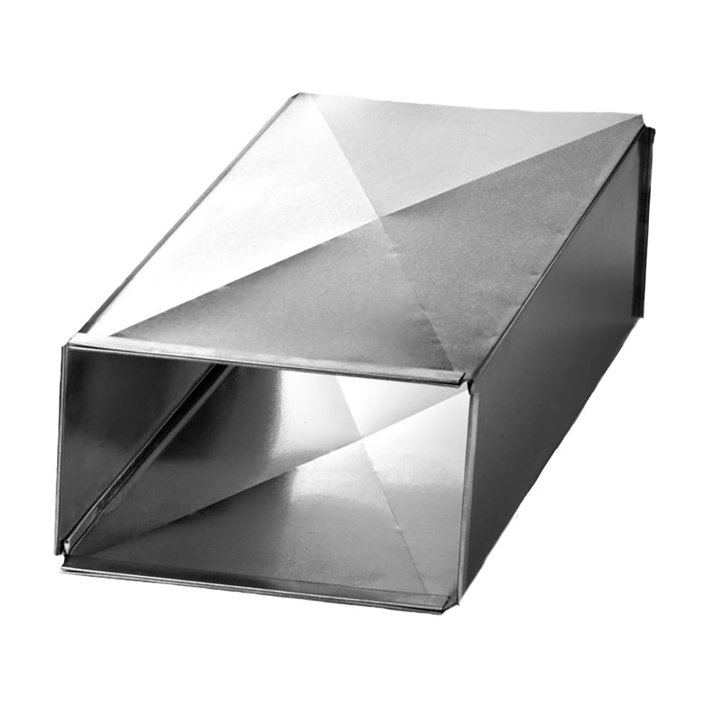 Galvanized Steel Trunk Duct, 20" x 12" x 60", 26 Gauge