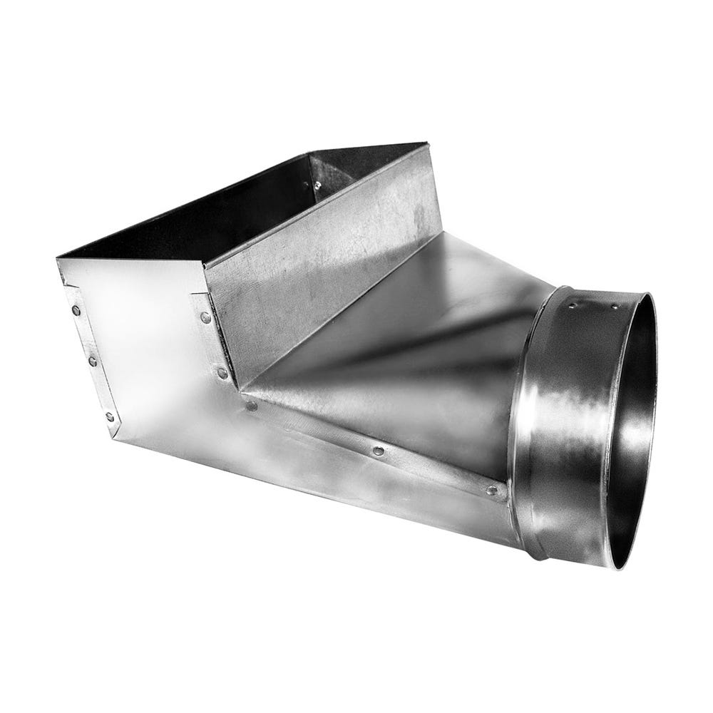Galvanized Steel Angle Boot, 90°, 2-1/4" x 10" x 5"