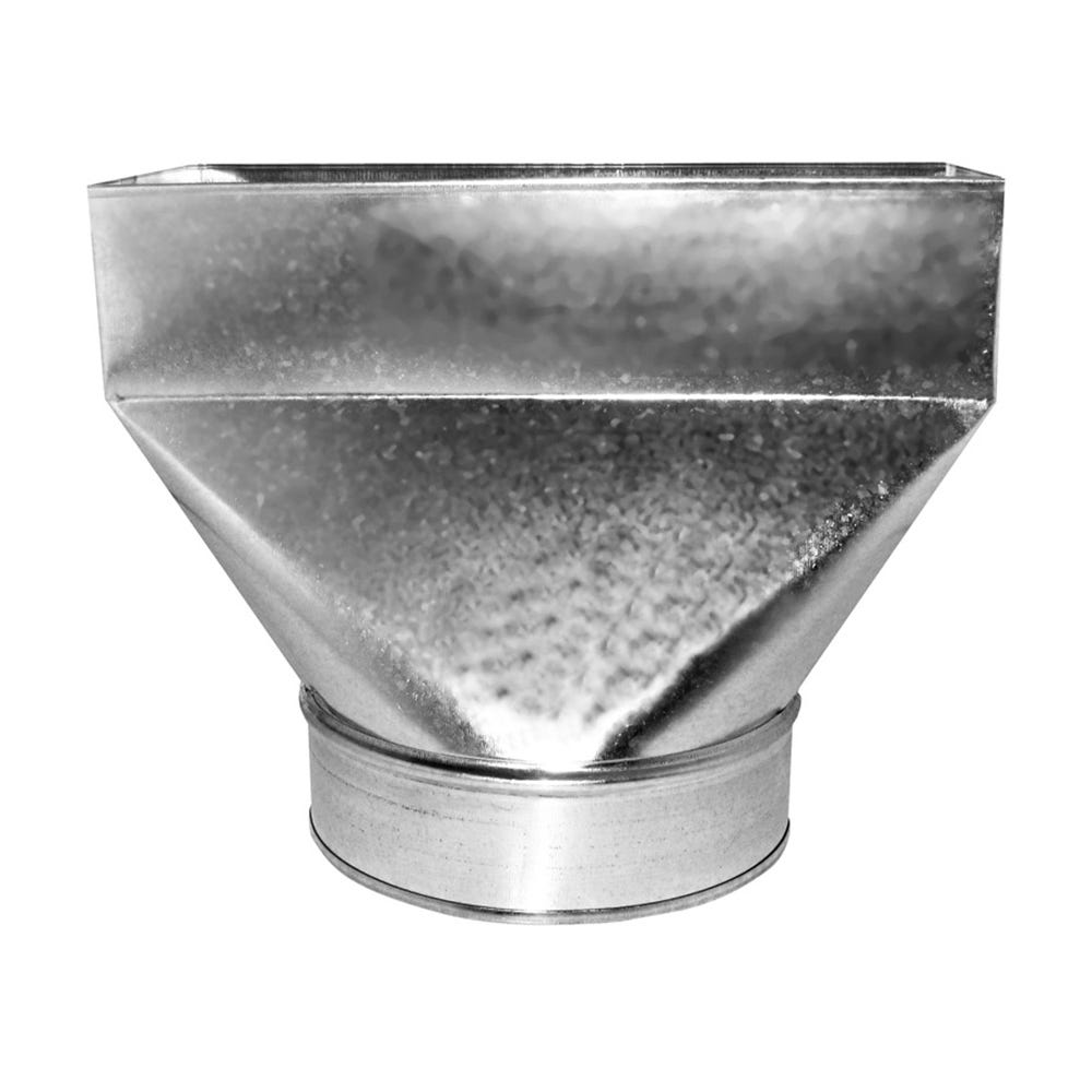 Galvanized Steel Straight Boot, 2" x 12" x 5"