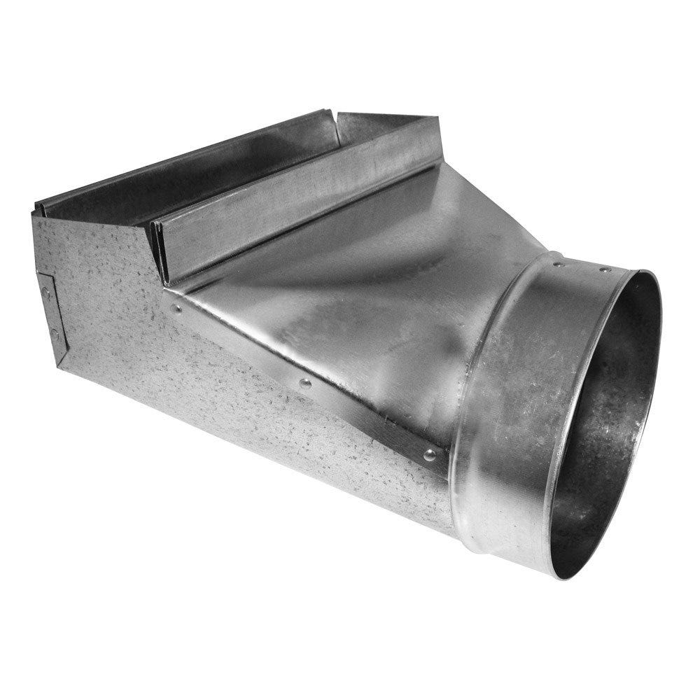 Galvanized Steel Angle Boot, 90°, 4" x 10" x 4"