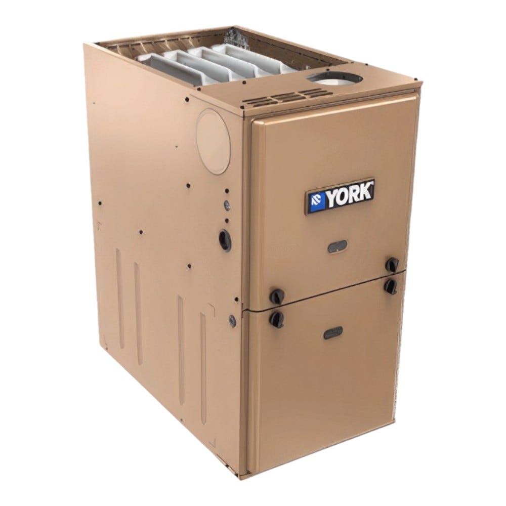 York LX Series 80% AFUE, Standard ECM Gas Furnace - 80,000 BTU , Y82E080C16LMPS1