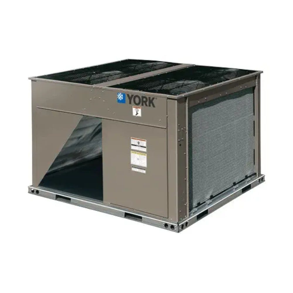 York YC Series Packaged Air Conditioner - 25 Ton, Two Stage, 3-Phase, R-410A, 460V