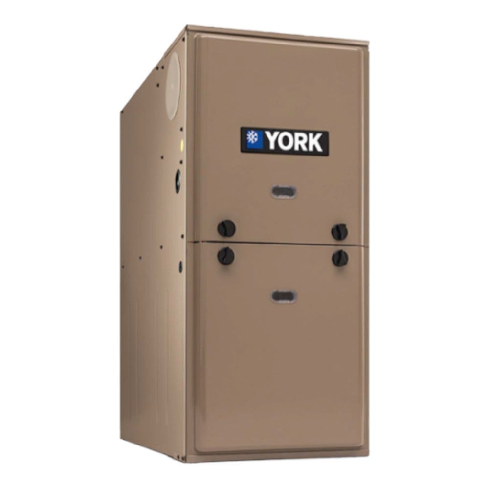 York Affinity YPLC Series 80% AFUE, Variable Speed ECM Gas Furnace - 120,000 BTU